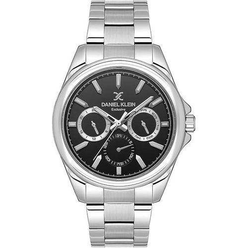men's watch stainless steel black dial DK.1.13636-1