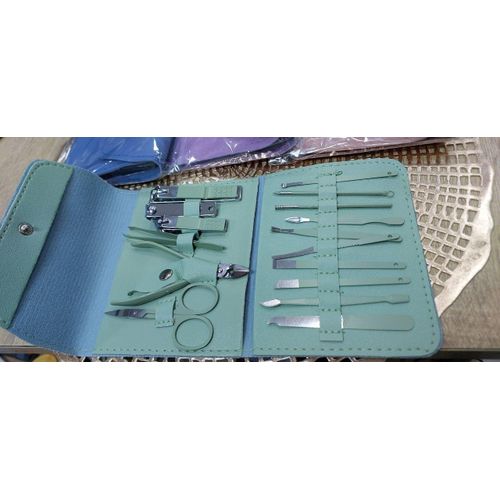 16-Piece Pedicure Set Wallet