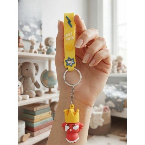 Keychain, Cute Doll Wristlet Accessories Key Chain Bag Charm Gift for Women