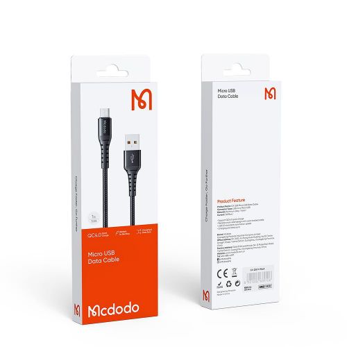 Micro USB Data Cable 1m , CA-2281 , Black