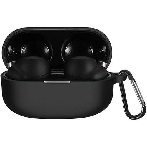 Sony WF-1000XM4 Silicone Case, Sony WF-1000XM4 Case Cover, Ultra-Slim, Sony WF-1000XM4 Protective Case – Black