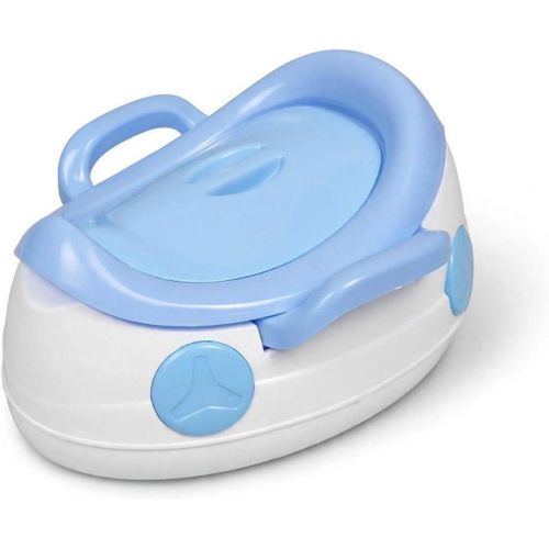 Comfortable Potty for Potty Training - Stable seat with armrests and a closable lid, easy to clean, Mint Green