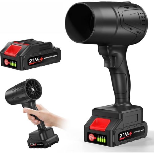 منفاخ هواء متعدد الاستخدامات 1050 واط بلاور لاسلكي توربيني سرعة 30 مث لتنظيف الاجهزة والسيارة وازالة الثلوج الخفيفة خامة ايطالية مقاومة للحرارة هدية عملية للمنزل والمكتب