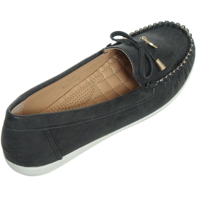 Buy Generic Flat Moccasin - Black in Egypt