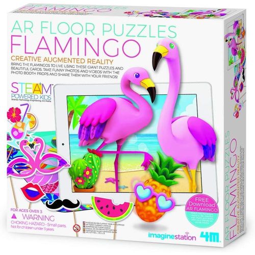 Imagine Station AR Floor Puzzles Flamingo - 06809