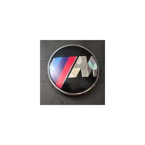 3PCS Front Hood & Rear Trunk & steering wheel (82mm + 74mm + 45mm) FOR BMW Badge Emblem - M
