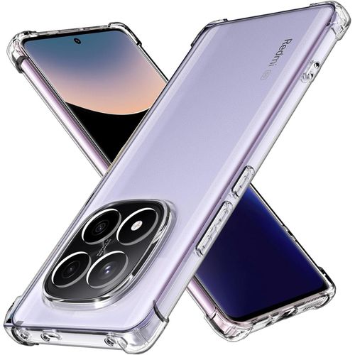 Shockproof Transparent Case Compatible with Xiaomi Redmi Note 14 Pro Plus