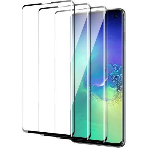 3D Screen Protector for Samsung Galaxy S10, Anti-Spy, 3 Pieces, 9H Hardness Tempered Glass Film, Anti-Scratch, Anti-Fingerprint, Easy Installation