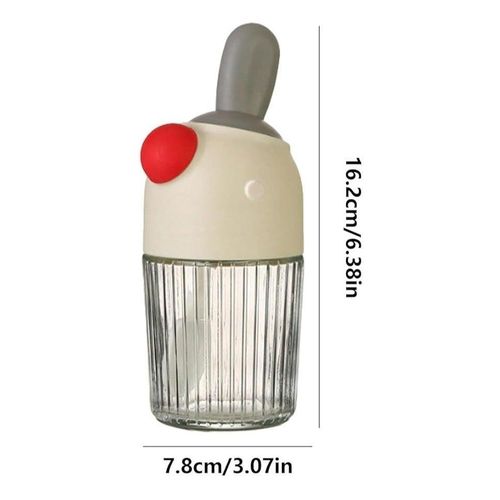 Spaceshoop Seasoning Storage Container - 280ml Salt and Sugar Container Dustproof,Seasoning Containers Salt Container for Salt Honey Sugar Grains