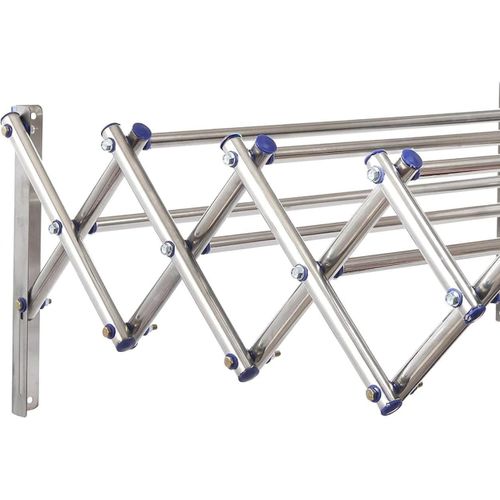 Wall Mounted Clothes Drying Rack, Strong and Rustproof Clothes Drying Rack, Can Hold Over 20 Kg, Indoor Space and Night Drying, (6 Rope Hanger)