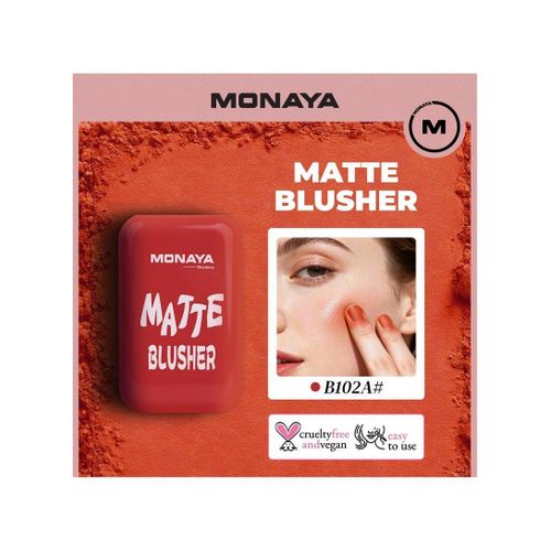 Monaya B004 Matte Blusher â Enhancing Powder Blush, Radiant Finish, Buildable & Long-Lasting Formula â Affordable Cheap Makeup for All Skin Tones
