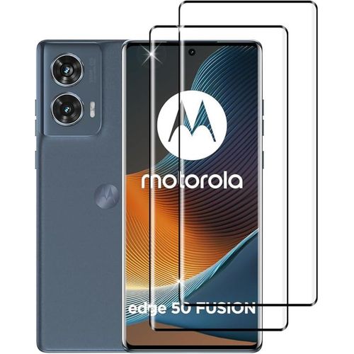 Motorola Moto Edge 50 Fusion/Moto G85 Tempered Glass, 2 Pack 3D 9H Hardness Screen Protector, HD Bubble-Free Film, Anti-Scratch Premium Protective Glass