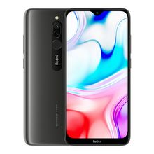 موبايل Redmi 8 ثنائي الشريحة - 6.22 بوصة - 32 جيجا/3 جيجا بايت - أسود + هدية