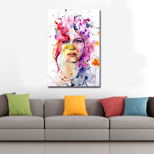 Modern Tableau - Multicolor - 60 X 40 Cm