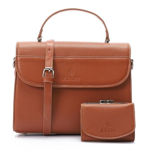 Havan Convertible Textured Handbag + Waller