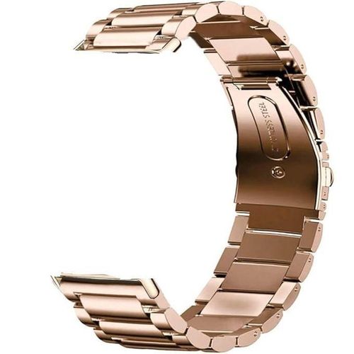 Huawei Watch Fit 3 Watch, Stainless Steel Bracelet Compatible With Huawei Watch Fit 3 1.82 Inch Smart Watch Bracelet Rose Gold