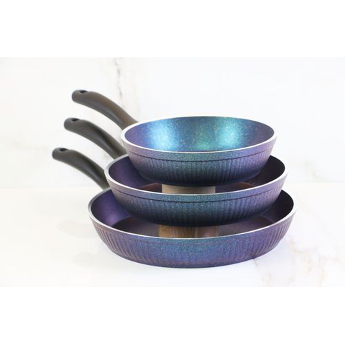 3-Piece Granite Frying Pan Set