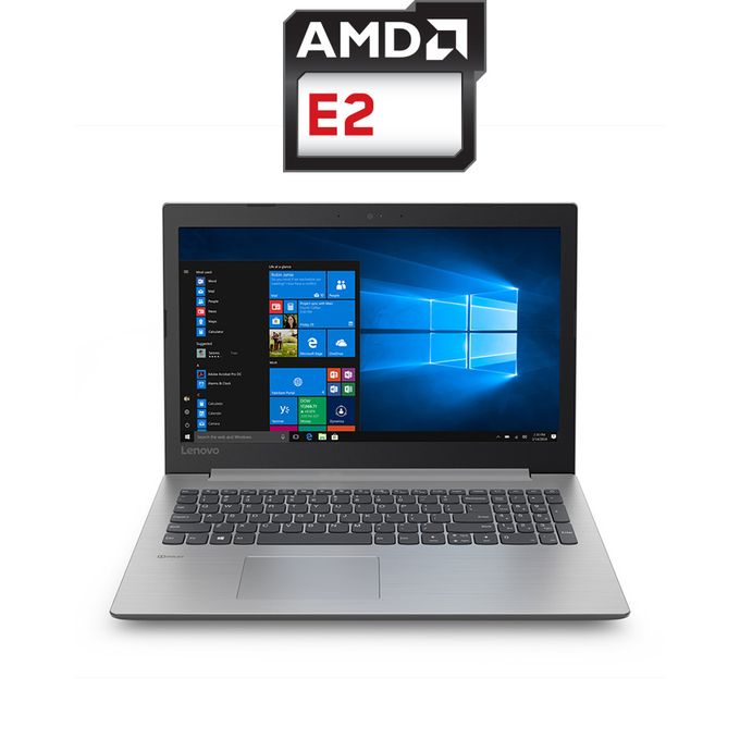 IdeaPad 330-15AST لاب توب - AMD E2 - رام 4 جيجا - هارد HDD 1 تيرا - شاشة HD 15.6 بوصة - رسومات AMD - DOS - رمادي