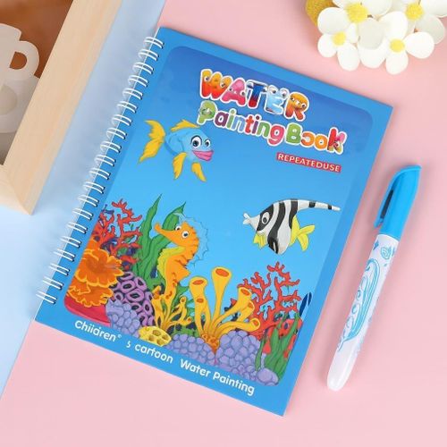 PD-172 Children’s Watercolor Coloring Book, Paper, Educational,Home Use