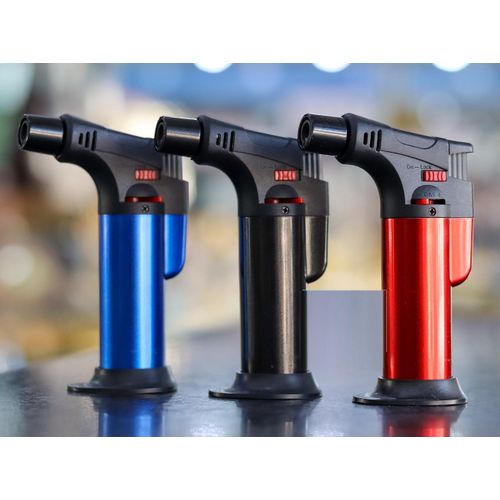 ولاعة تحمير للطهي بجودة المطاعم مع قفل أمان قابلة لإعادة الملء قابلة للتعديل للطهي في المطبخ وإعداد الطعام- قطعه واحده