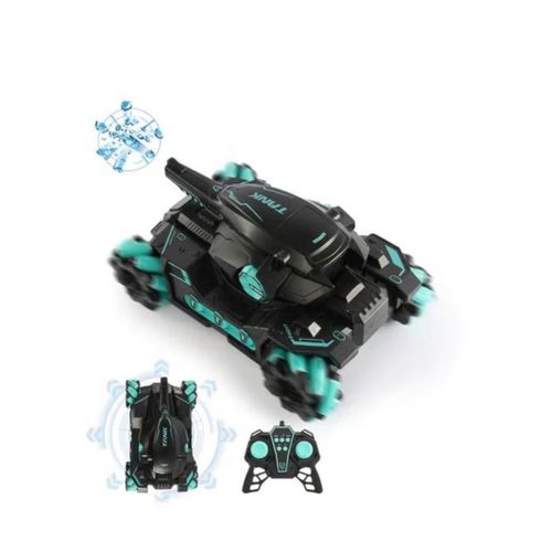 Remote-controlled car for kids, RC tank that shoots water balls, with remote control