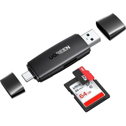 SD Card Reader USB 30 USB C Memory Card Reader OTG Card Adapter for SD Micro SD SDHC SDXC MMC Card Compatible with MacBook Galaxy S20 iPad Pro 2020 Surface Pro Computer Laptop