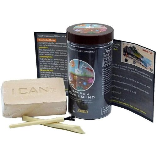 Eduman - I Can Be A Rock Hound Rocks & Minerals Excavation Kit - T2462G