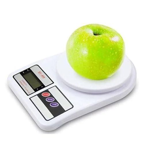 A high-precision kitchen and diet scale with a compact design, suitable for both professional and home cooking.