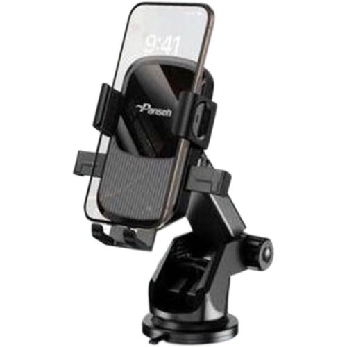 Car Phone Holder, 2-in-1, 360 Degree Multi-Angle Rotation, Universal Fit, Suction Cup Mount, PH-004