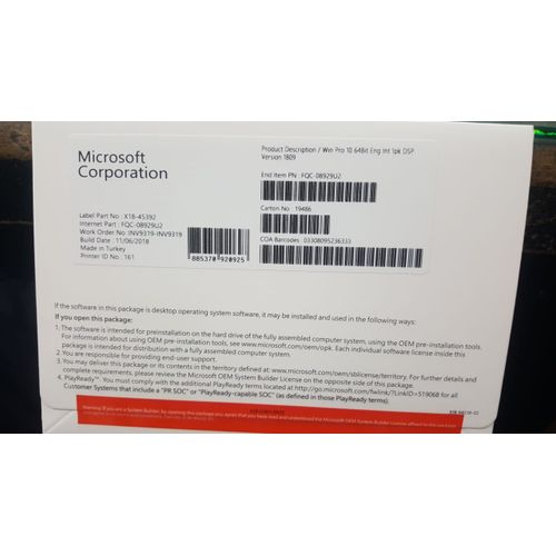 Microsoft Windows 10 Pro 64 Bit Oem تسوق اونلاين برامج بافضل سعر في مصر سوق كوم