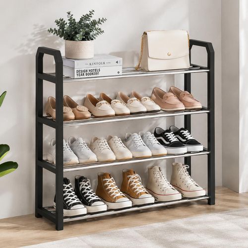 Heavy Duty Multi-Layer Shoe Rack – Modern Home Space Saving Shoe Organizer – Sturdy and Stable Construction for Entryway, Hallway, Wardrobe