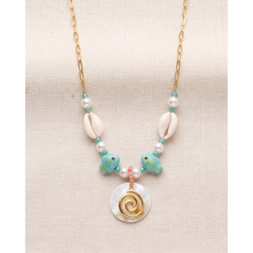 Stainless Steel Summer Necklace With Charms