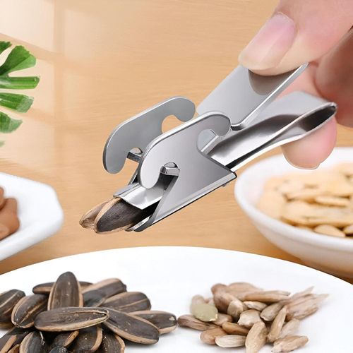 Nut Opening Device - Specialized nut opening device to make shelling quick and safe, protects teeth, lightweight, ideal for nut enthusiasts on the move.