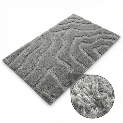 سجادة حمام من الألياف الدقيقة أو سجادة أرضية – ناعمة، عالية الامتصاص، غير قابلة للانزلاق