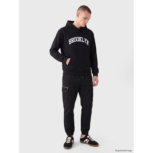 Regular Fit Gabardine Men's Cargo Trousers