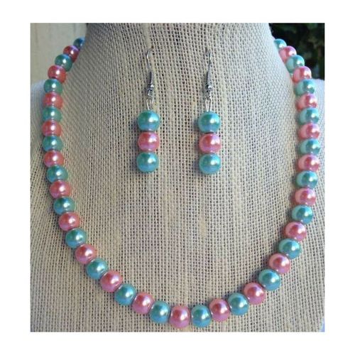 Masterpiece Mallorca Pearl Necklace With Earring - Handmade