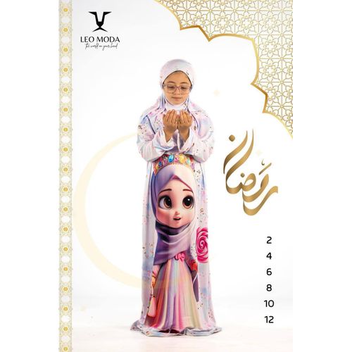 Printed isdal for girls