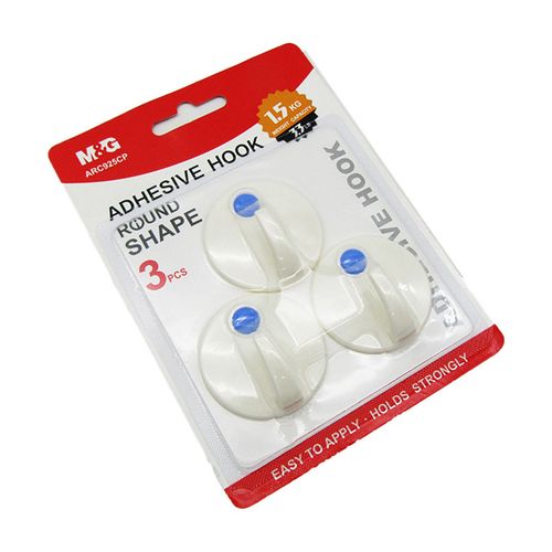 MG Chenguang Circle Adhesive Wall Hook 1.5kg 3pcs - No:ARC925CP