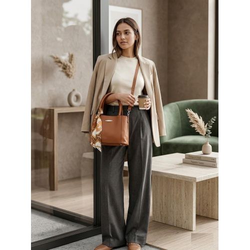 Stylish Women's Handbag with Extra Strap – Can Be Worn as Shoulder or Crossbody Bag