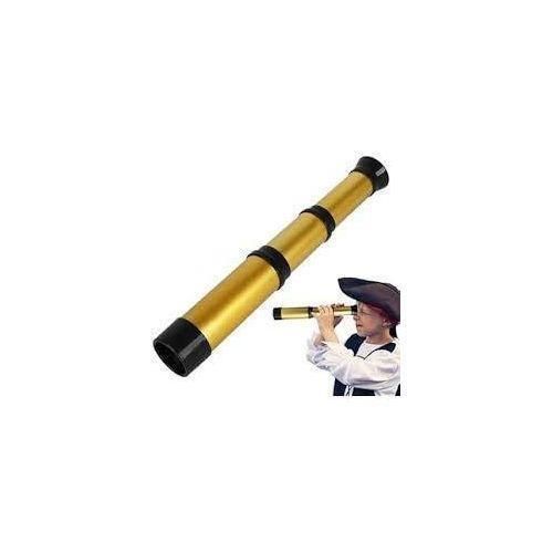 Vintage Pirate Telescope Toy – Gold & Silver Classic Spyglass for Kids