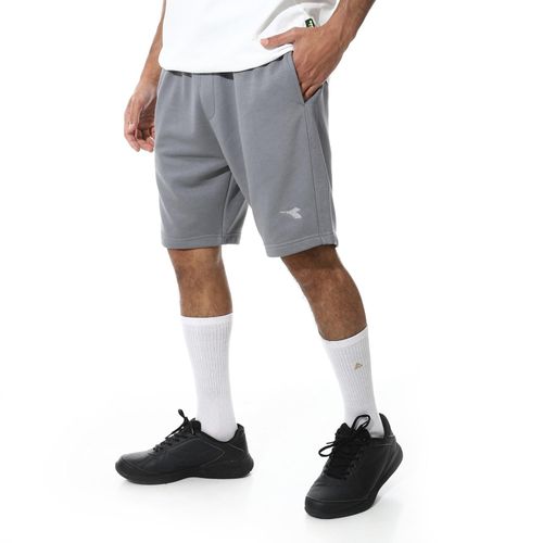 Men Cotton Basic Short - Grey