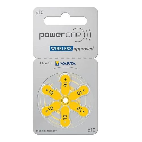P10 Hearing Aid Batteries (6 cells)
