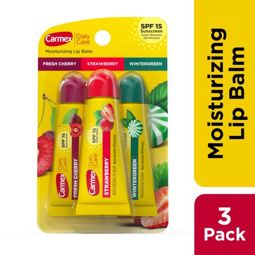 Lip Balm 3 Pack Moisturizing Lip Care with SPF 15