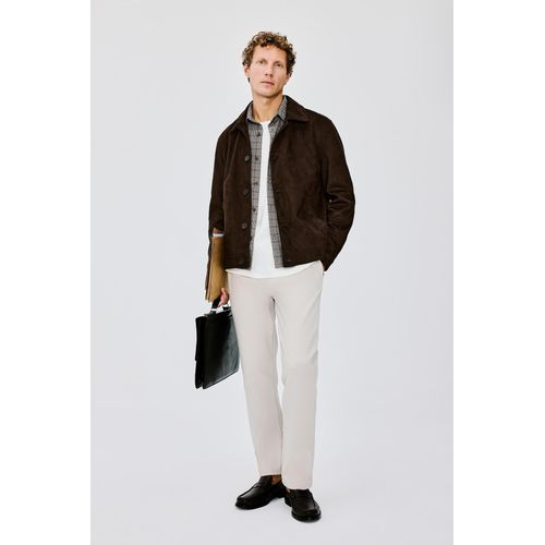 Regular Fit Straight Leg Trousers