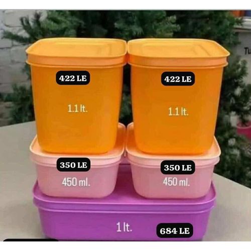 Set Of 5 Freezer Storage Box