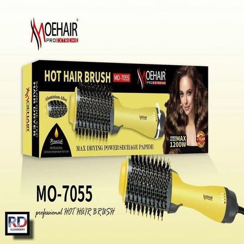 فرشاة شعر برو إكستريم، 1200 وات، أصفر - MO-7055
