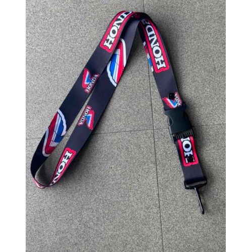 Lanyards For Key Neck Strap For Card Badge Gym Key Chain Lanyard Key Holder Rope Keychain Car Accessiores (BLACK) Suitable honda