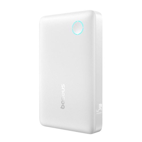 Power Bank 10000mAh 22.5W Fast Charging, 15W Wireless with Built-in Cable - (FP11) - White