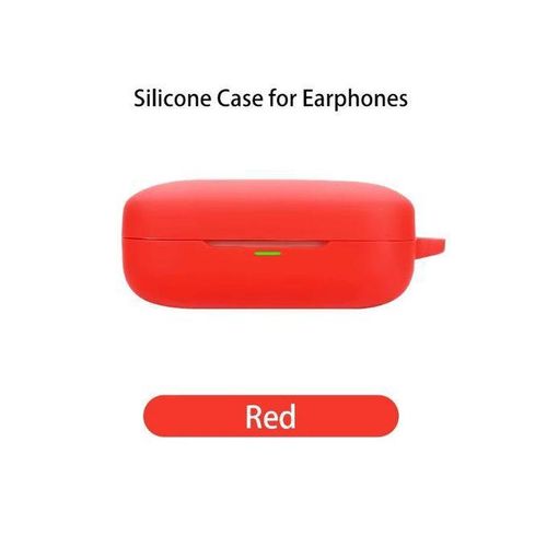 Realme Buds Air 7 PRO Premium Soft Silicone Shockproof Earbuds Protective Cover Case RED