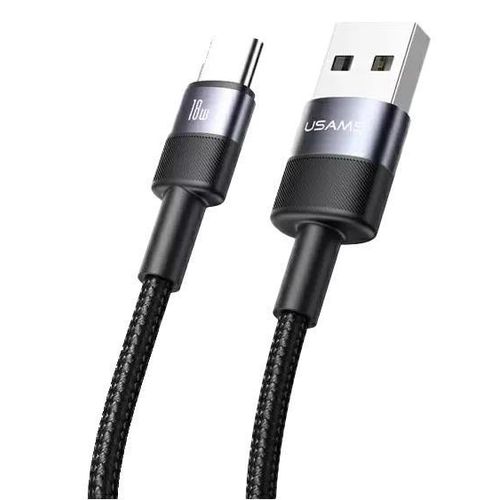 Charging Cable Type-C , 1.2m, Black, 18W -SJ718USB01